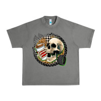Tornado race skull Urban Heavy Tee - Zillion Design Studio
