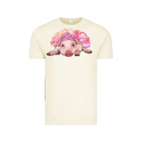 Vintage Arctic Balerina Baby Pig With Tutu Vintage Tee - RanaPortraitStore