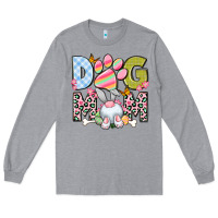 Heather Grey Easter Dog Mom Easter Day Long Sleeve Tee - Neo Western