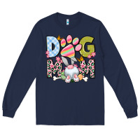 Navy Easter Dog Mom Easter Day Long Sleeve Tee - Neo Western