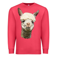 Cardinal Alpaca Head Premium Sweatshirt - LillyAllenDesigns