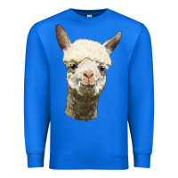 True Royal Alpaca Head Premium Sweatshirt - LillyAllenDesigns