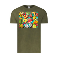 Vintage Olive summer fruits Vintage Tee - BarkalooDesign