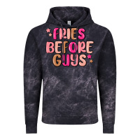 Cloud Black fries before guys Vintage Hoodie - MaliasSmallBusiness