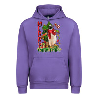 Tulip merry christmas penguin Urban Hoodie - LillyAllenDesigns