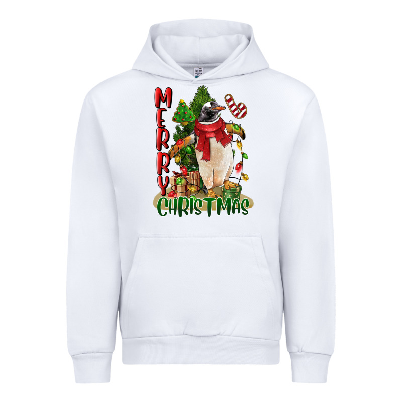 Merry Christmas Penguin Urban Hoodie by LillyAllenDesigns | Teevron