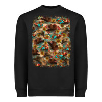 Black western  background Heavyweight Sweatshirt - RanaPortraitStore