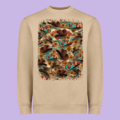Heavyweight Sweatshirt western  background