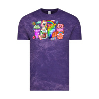 Cloud Purple unicorn coffee cups Vintage Tee - Zillion Design Studio