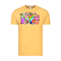 Vintage Mustard unicorn coffee cups Vintage Tee - Zillion Design Studio