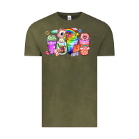 Vintage Olive unicorn coffee cups Vintage Tee - Zillion Design Studio