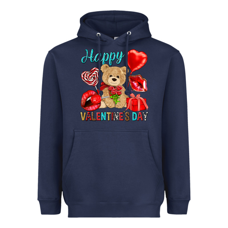 Happy Valentines Day Heavyweight Hoodie by NancyCooperArtShop | Teevron