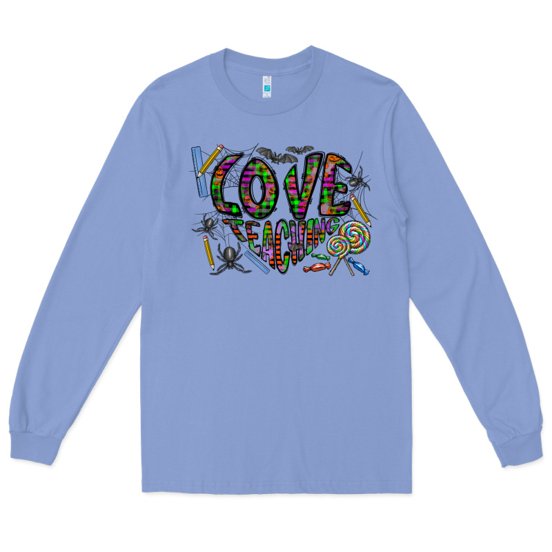 I Love Teaching Long Sleeve Tee by CowhideDigitalArt | Teevron