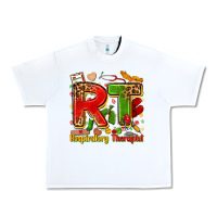 White respiratory therapist juneteenth Urban Heavy Tee - Zillion Design Studio