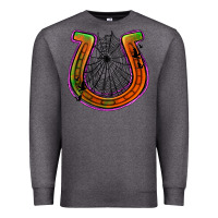 Charcoal Heather halloween  horseshoe Premium Sweatshirt - Jasminsmagicworld