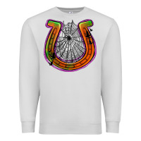 Dove Grey halloween  horseshoe Premium Sweatshirt - Jasminsmagicworld