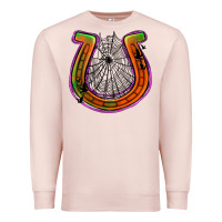 Pale Pink halloween  horseshoe Premium Sweatshirt - Jasminsmagicworld