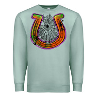 Seafoam halloween  horseshoe Premium Sweatshirt - Jasminsmagicworld