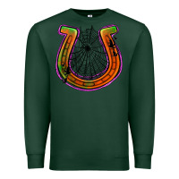 Sports Green halloween  horseshoe Premium Sweatshirt - Jasminsmagicworld