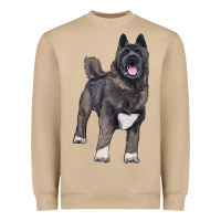 Mushroom American akita Heavyweight Sweatshirt - RanaPortraitStore