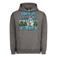Pigment Tornado Home Is Where The Snow Falls Winter Penguin Urban Hoodie - LillyAllenDesigns