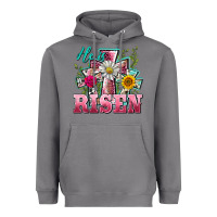 Storm he is risen cross easter Heavyweight Hoodie - BarkalooDesign