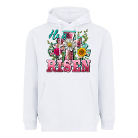 White he is risen cross easter Heavyweight Hoodie - BarkalooDesign