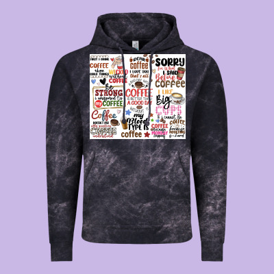 Vintage Hoodie funny coffee quotes