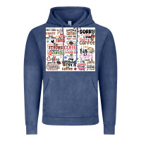 Vintage Denim funny coffee quotes Vintage Hoodie - MaliasSmallBusiness