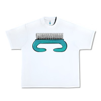 White nail brush Urban Heavy Tee - BarkalooDesign