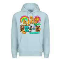 Blue Mist hello pre k Premium Hoodie - NancyCooperArtShop