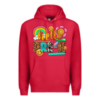 Cardinal hello pre k Premium Hoodie - NancyCooperArtShop