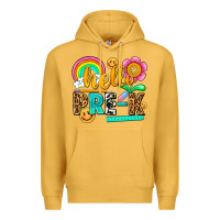 Mustard hello pre k Premium Hoodie - NancyCooperArtShop