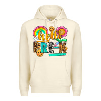 Sandshell hello pre k Premium Hoodie - NancyCooperArtShop