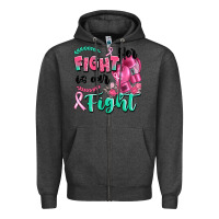 Charcoal Heather her fight is our fight Zipper Hoodie - Artiststas