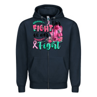 Navy her fight is our fight Zipper Hoodie - Artiststas
