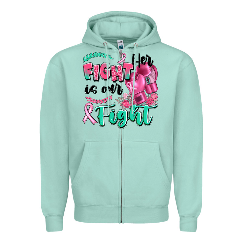 Her Fight Is Our Fight Zipper Hoodie by Artiststas | Teevron
