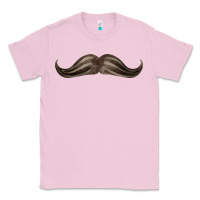Bubblegum Pink brown moustache fa element Classic Tee - FaDigitalArtStudio