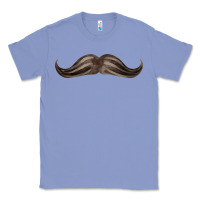 Colony Blue brown moustache fa element Classic Tee - FaDigitalArtStudio