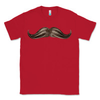 Red brown moustache fa element Classic Tee - FaDigitalArtStudio