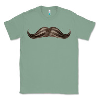 Sage brown moustache fa element Classic Tee - FaDigitalArtStudio