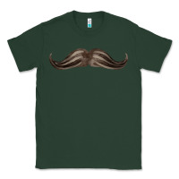 Sports Green brown moustache fa element Classic Tee - FaDigitalArtStudio