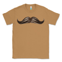 Toasted Coconut brown moustache fa element Classic Tee - FaDigitalArtStudio