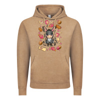 Vintage Coffee mi donkey mexican concha Vintage Hoodie - MaliasSmallBusiness