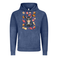 Vintage Denim mi donkey mexican concha Vintage Hoodie - MaliasSmallBusiness