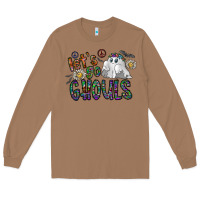 Toasted Coconut let's go ghouls Long Sleeve Tee - CowhideDigitalArt