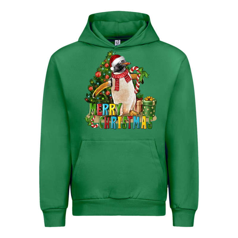 Merry Christmas Penguin Urban Hoodie by LillyAllenDesigns | Teevron