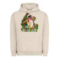 Pigment French Oak Merry Christmas Penguin Urban Hoodie - LillyAllenDesigns
