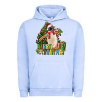 Pigment Grape Ice Merry Christmas Penguin Urban Hoodie - LillyAllenDesigns