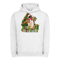 Pigment Lunar Rock Merry Christmas Penguin Urban Hoodie - LillyAllenDesigns